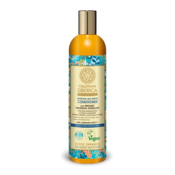 Natura siberica oblepikha nutrition&repair acondicionador cabello debil y dañado 400ml