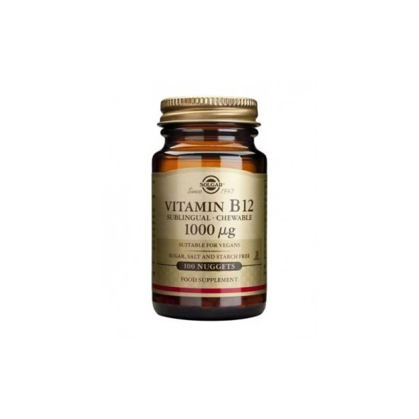 Solgar Vitamina B12 1000 Mcg 100 Comp Masticable