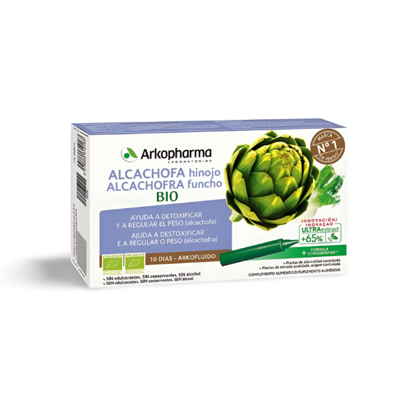 Arkofluido Alcachofa Hinojo 10 Ampollas