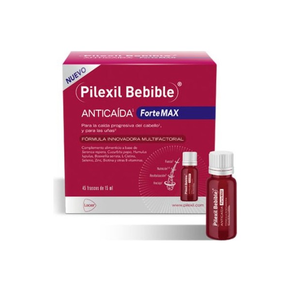 Pilexil Bebible Anticaida Forte Max 30 Frascos 15ml