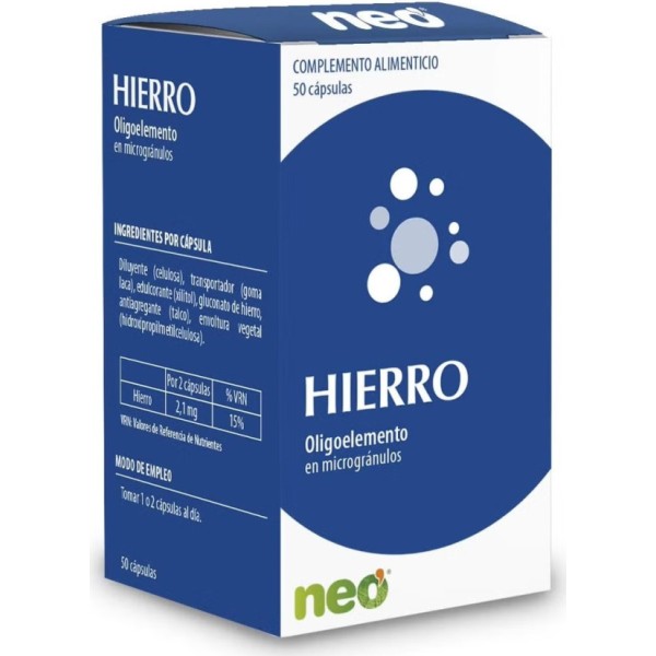 Hierro Microgranulos Neo 50Cap.