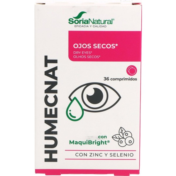 Soria Natural Humecnat Ojos Secos 36 Comprimidos.