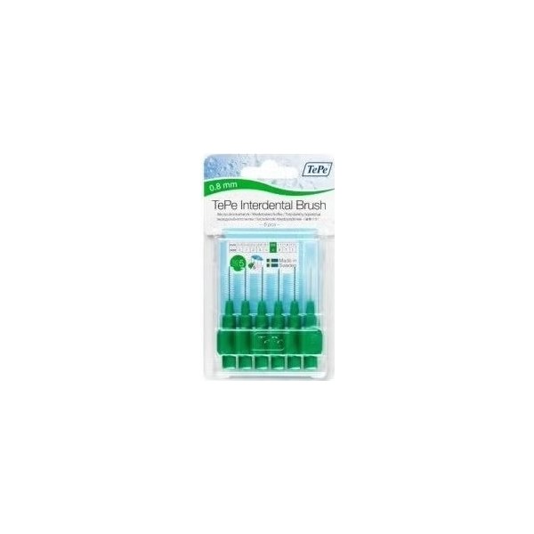 Cepillo Interdental Tepe 0,8 Verde 6 Un